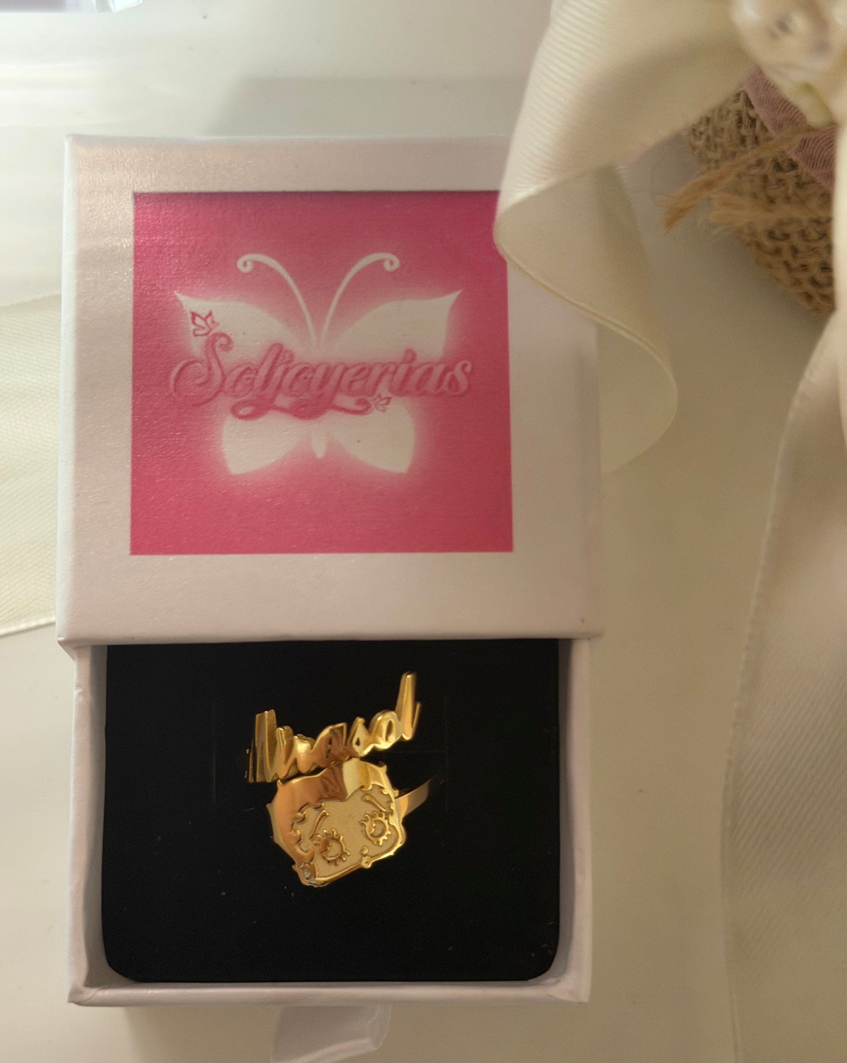 Betty name ring